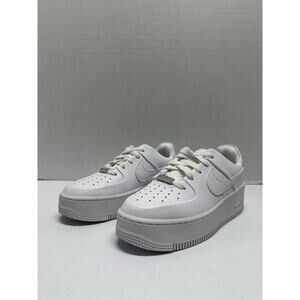 Nike Air Force 1 Sage Low Triple White AR5339 100 Size 6 Women Low Top Leather